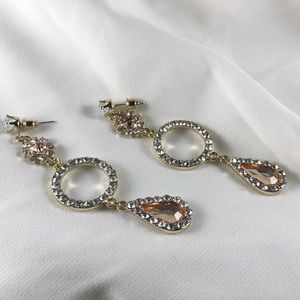 Cute Sterling silver drop earrings